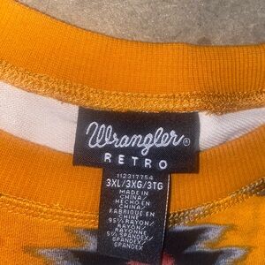 Wrangler Retro Orange T-Shirt